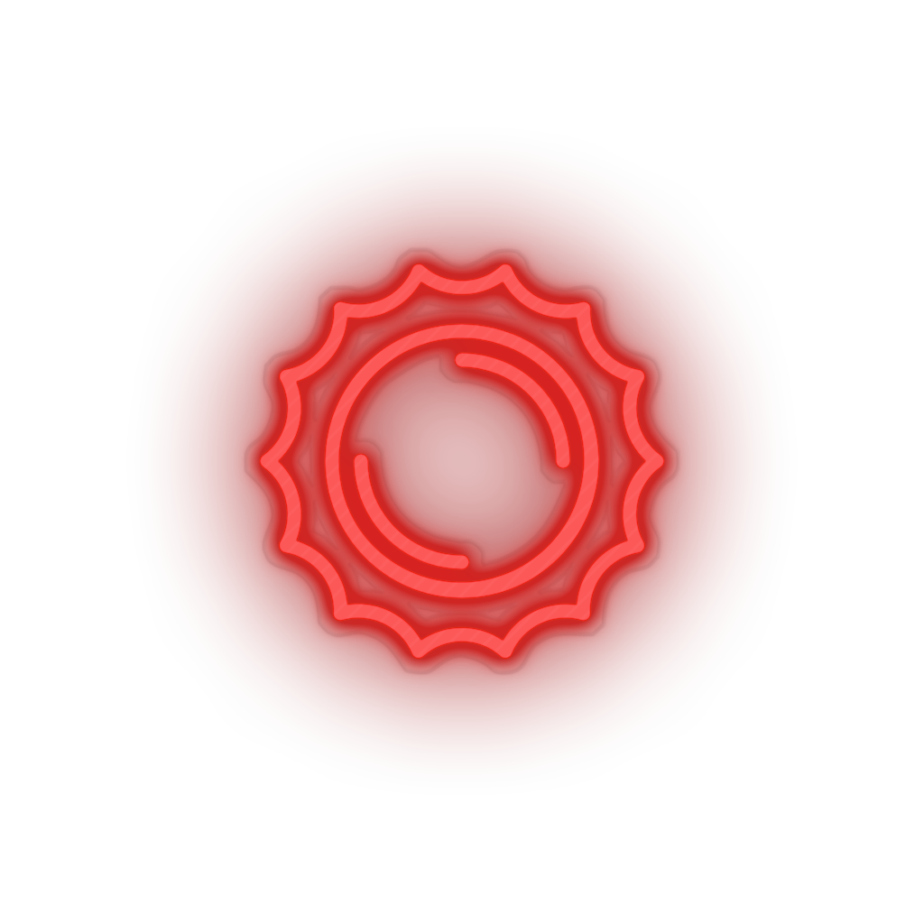 red sun led adventure astronomy cosmos outer space solar space sun neon factory