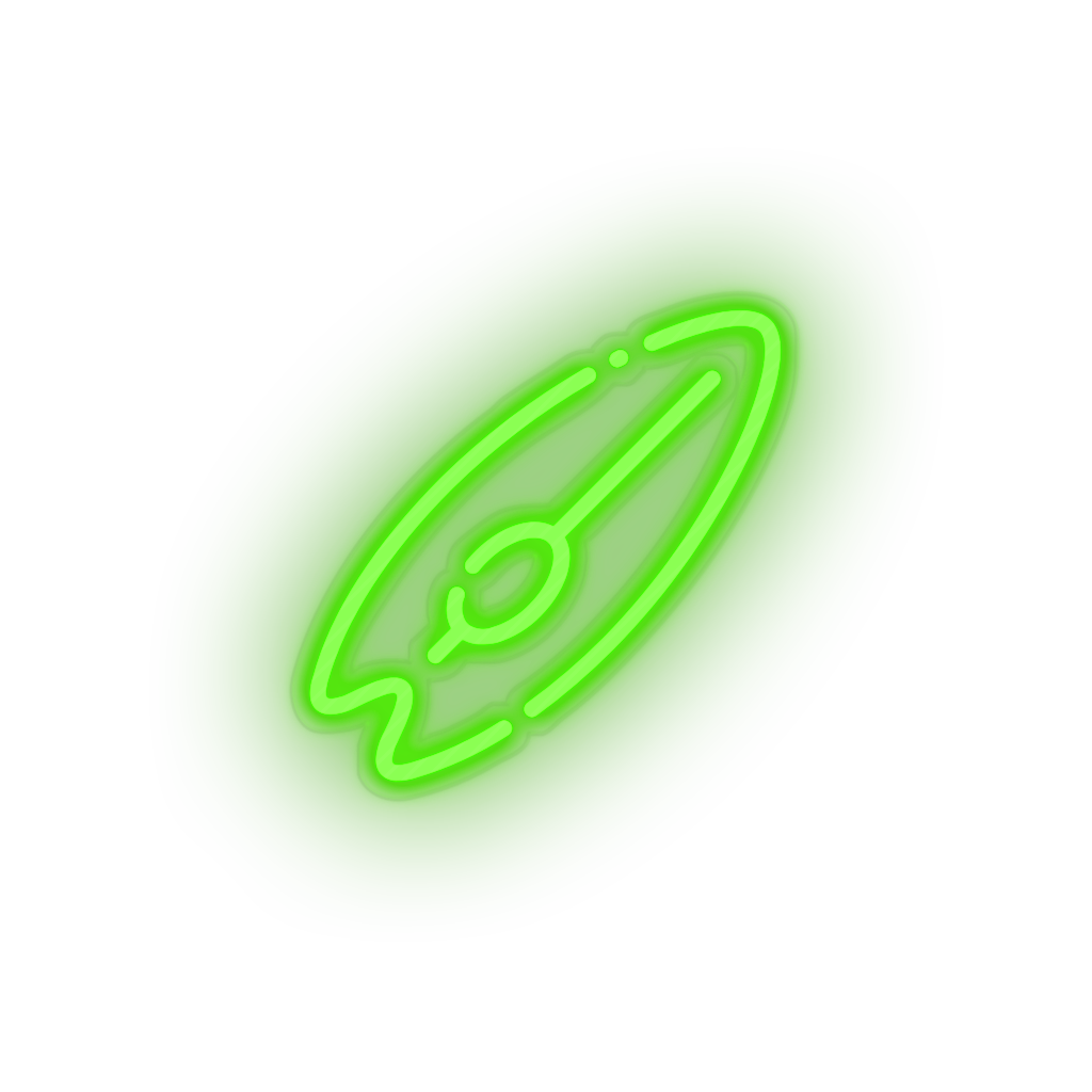 green surf led beach holiday summer surf surfboard surfing vacation neon factory