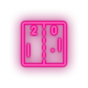 video game ping pong Neon led factory