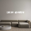 Custom Neon: I LOVE YOU   ...