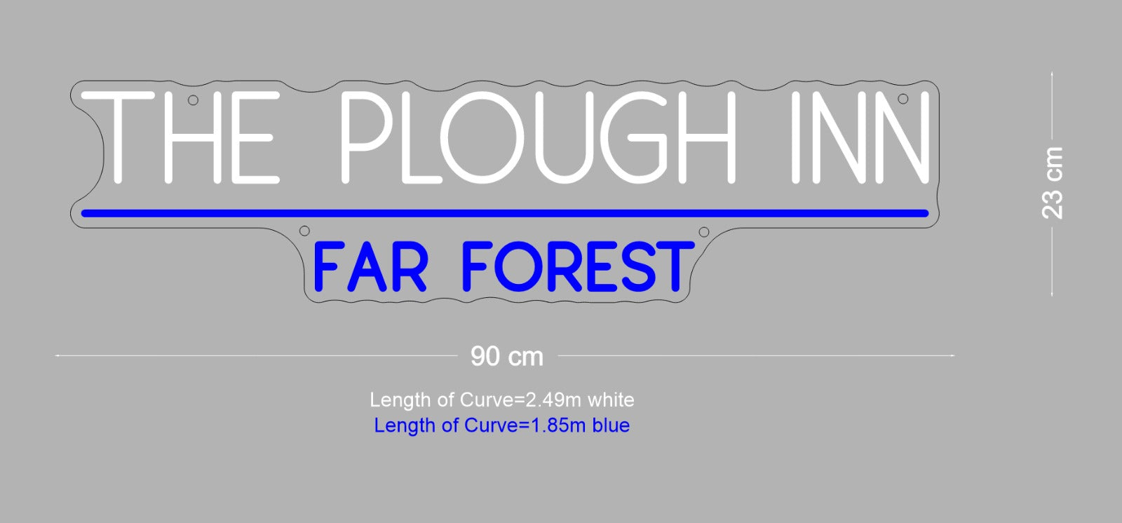 Custom Sign: THE PLOUGH INN