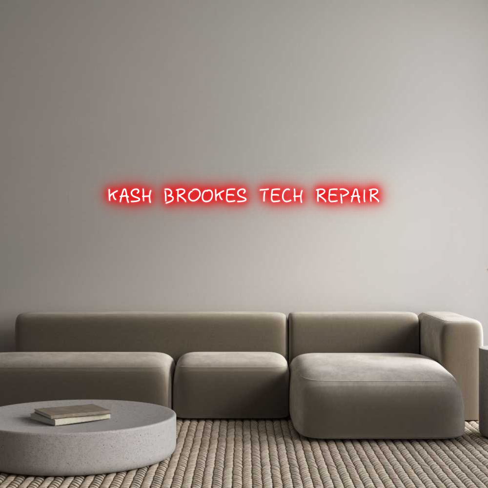 Custom Neon: KASH BROOKES ...