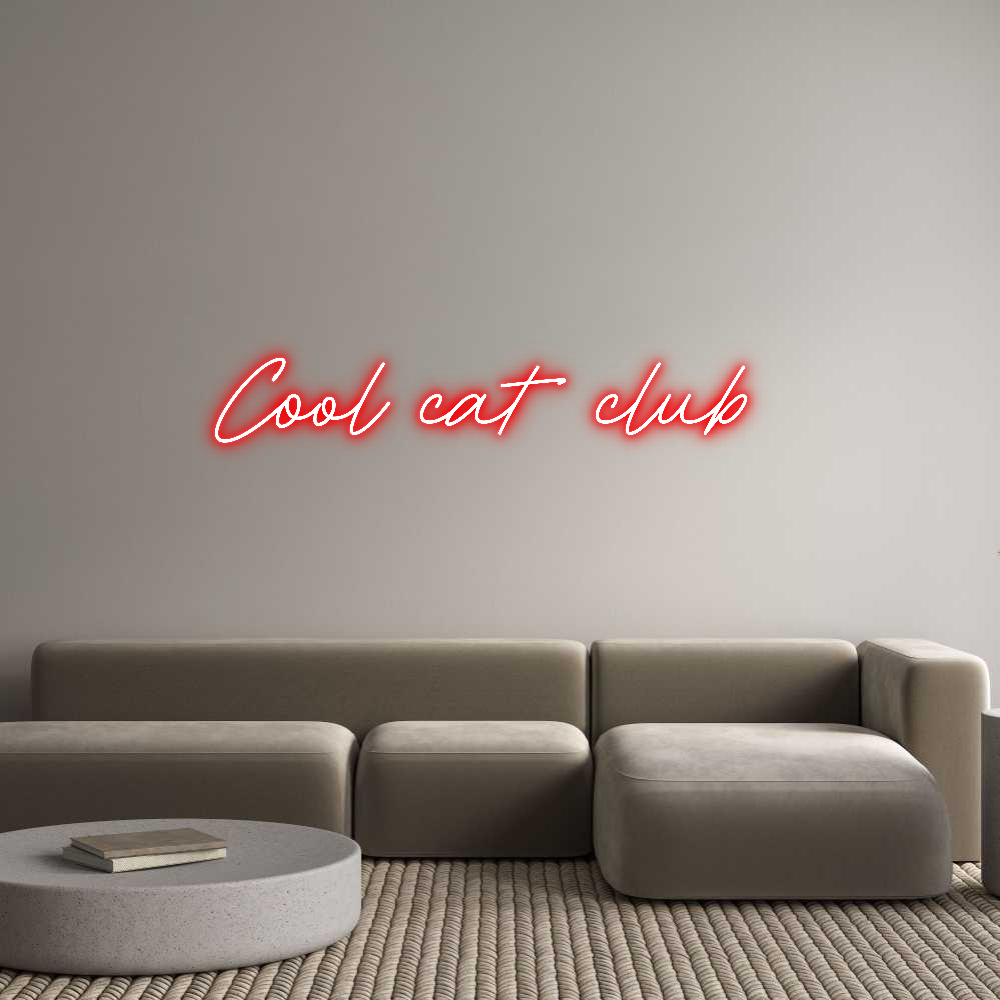 Custom Neon: Cool cat club