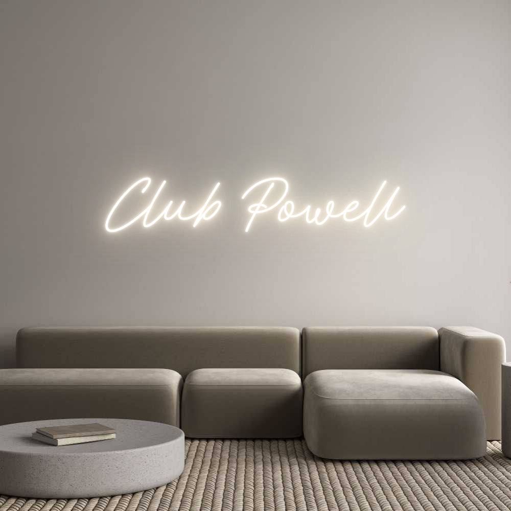 Custom Neon: Club Powell