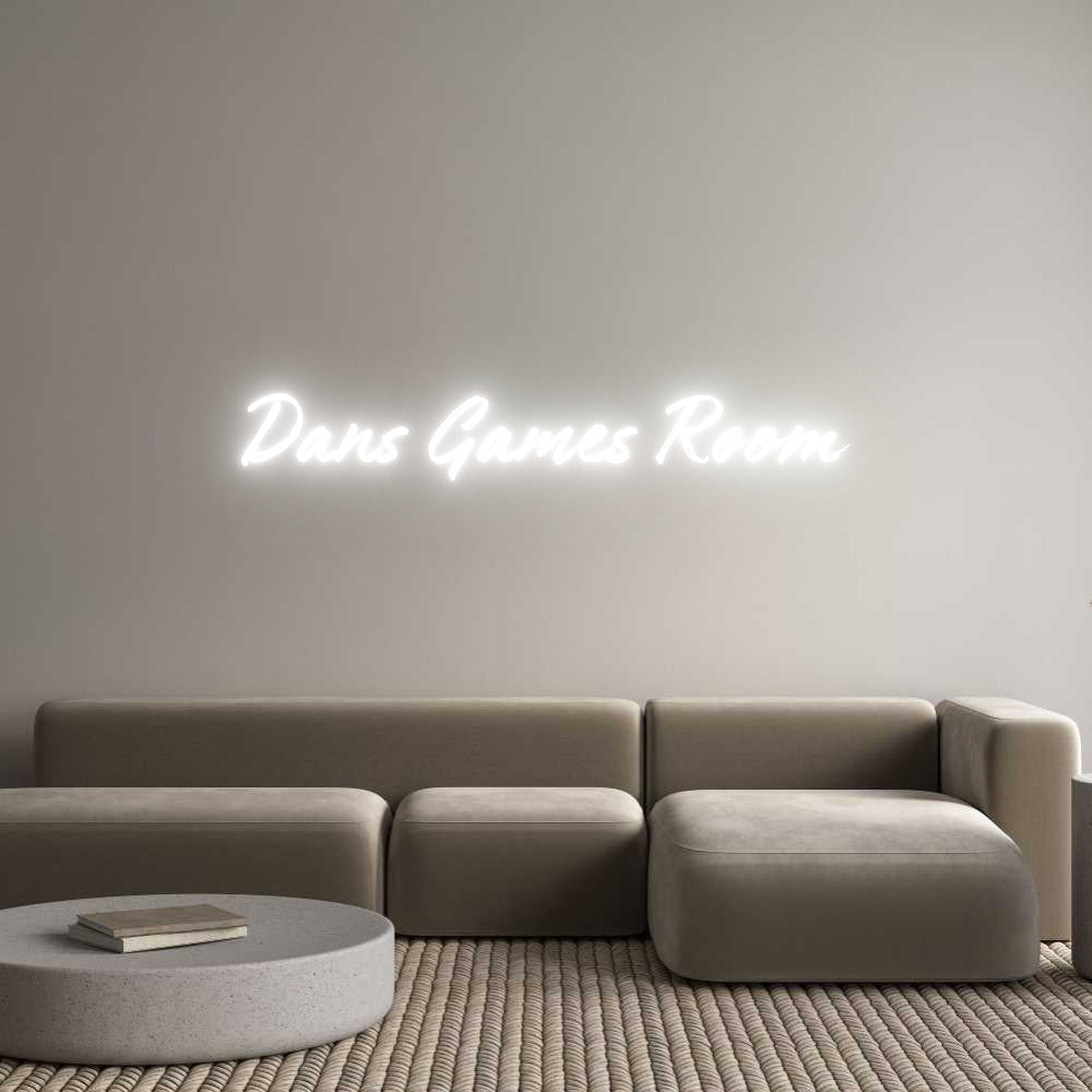 Custom Neon: Dans Games Room