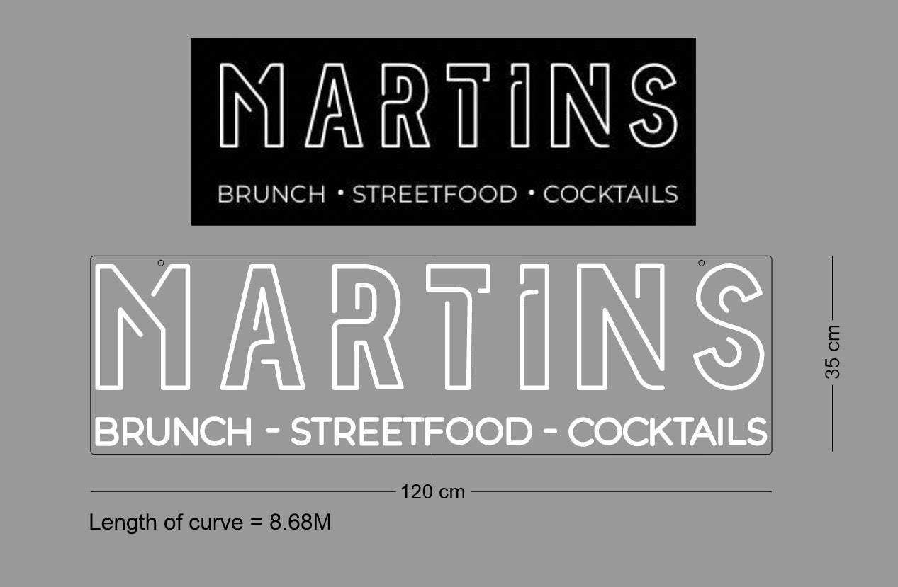 Custom Sign: MARTINS