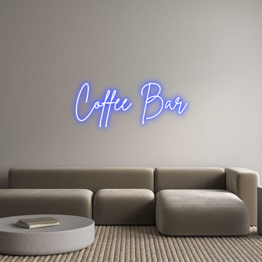 Custom Neon: Coffee Bar