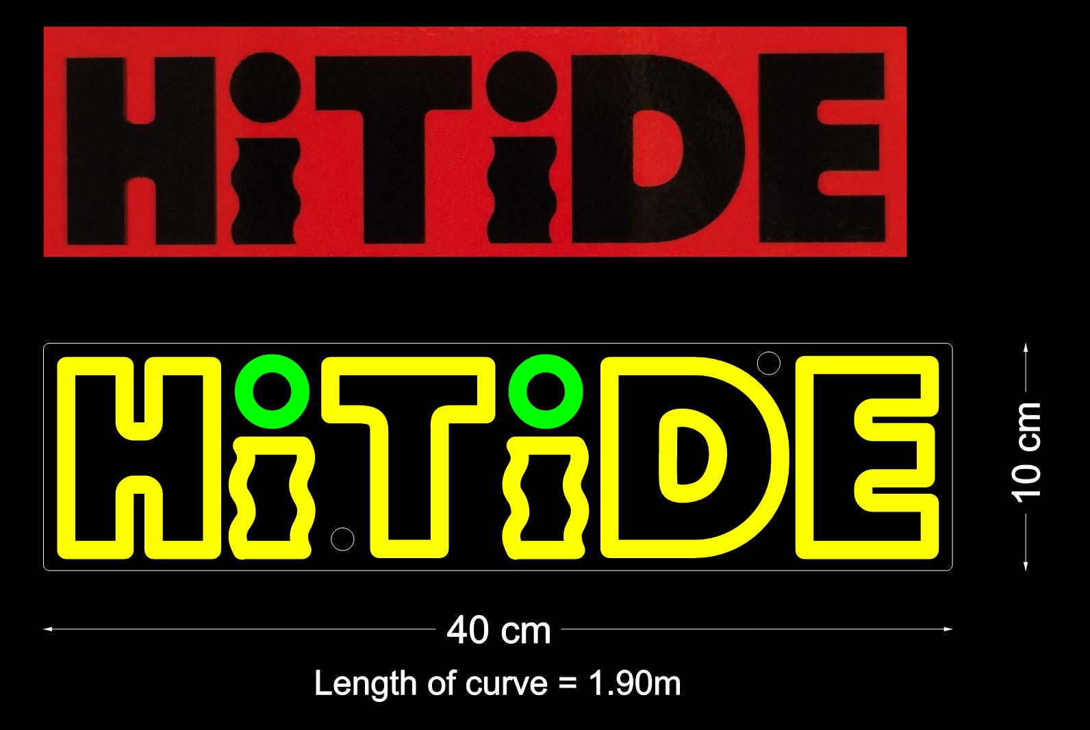 Custom Sign: HiTiDE