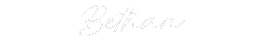 Custom Neon: Bethan