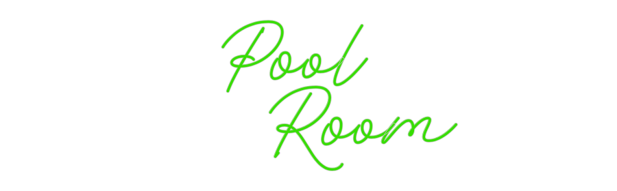 Custom Neon: Pool 
    Room