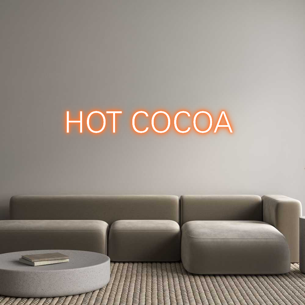 Custom Neon: HOT COCOA