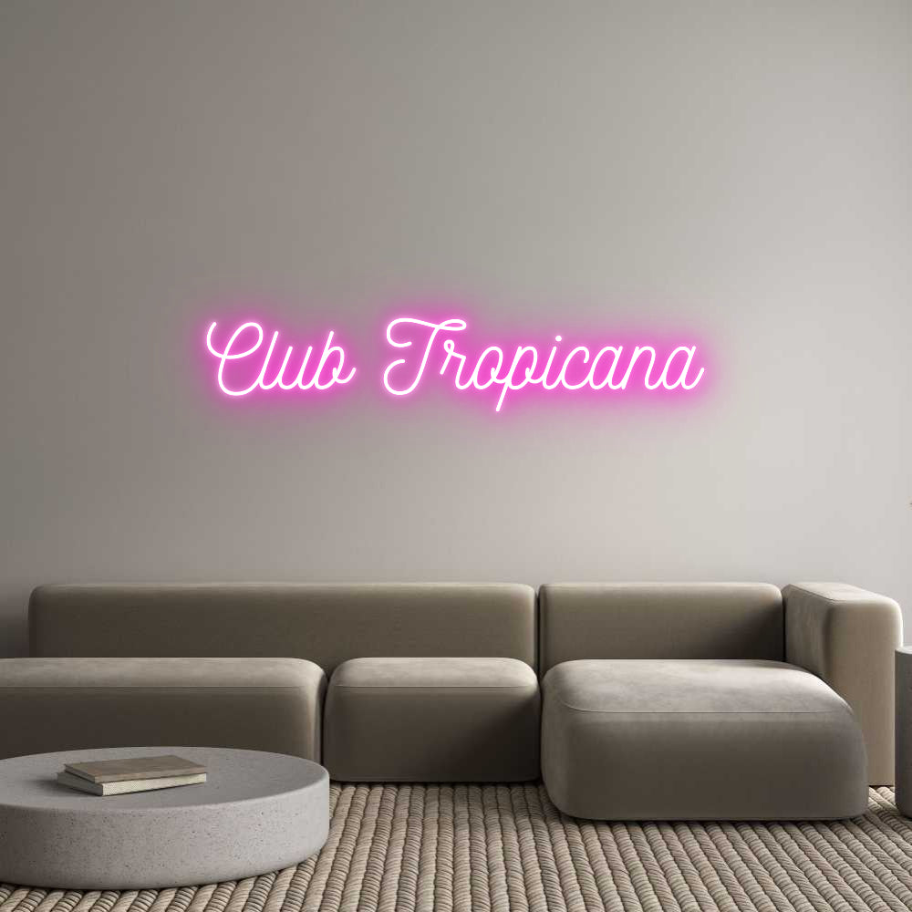 Custom Neon: Club Tropicana