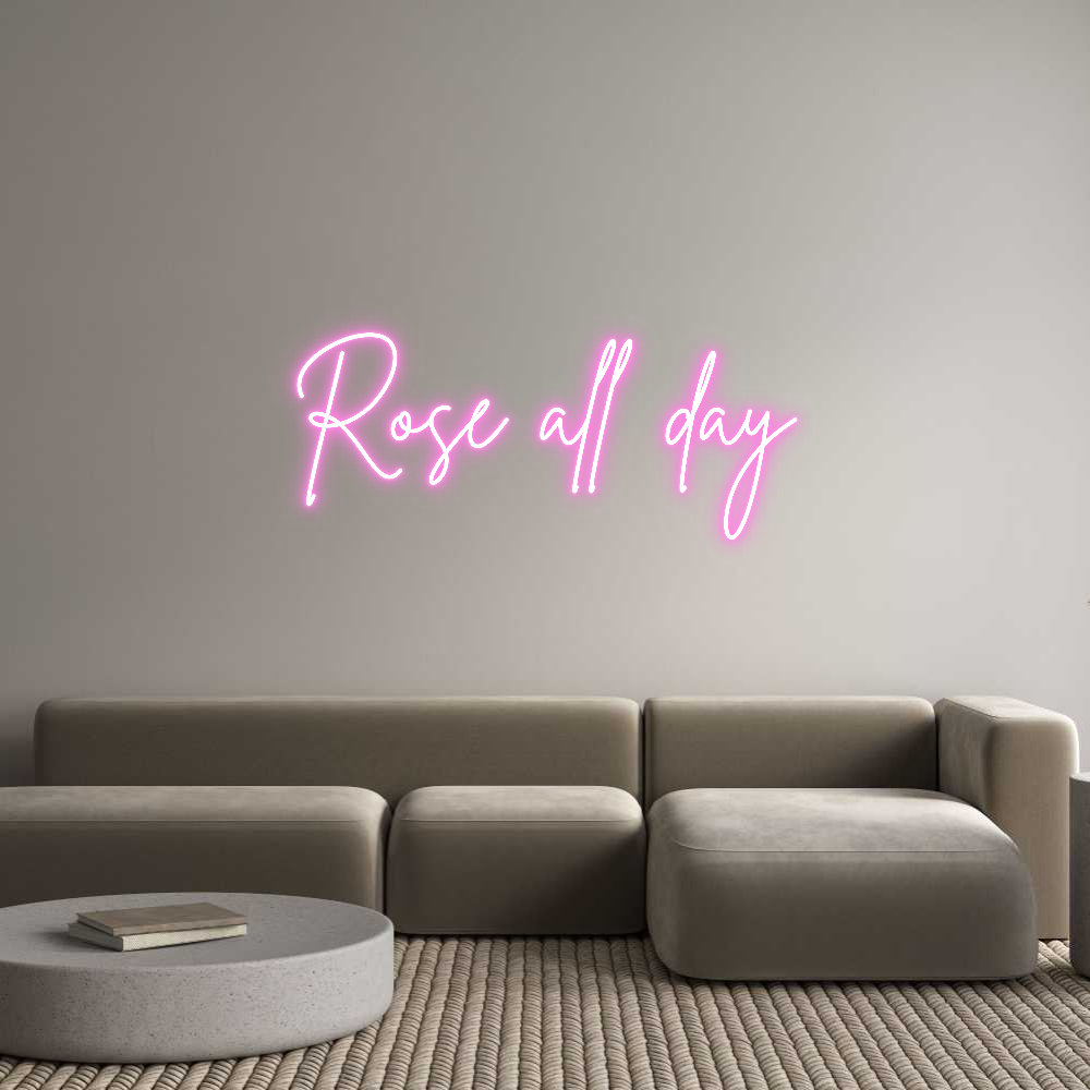 Custom Neon: Rosé all day