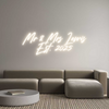 Custom Neon: Mr & Mrs Lewi...