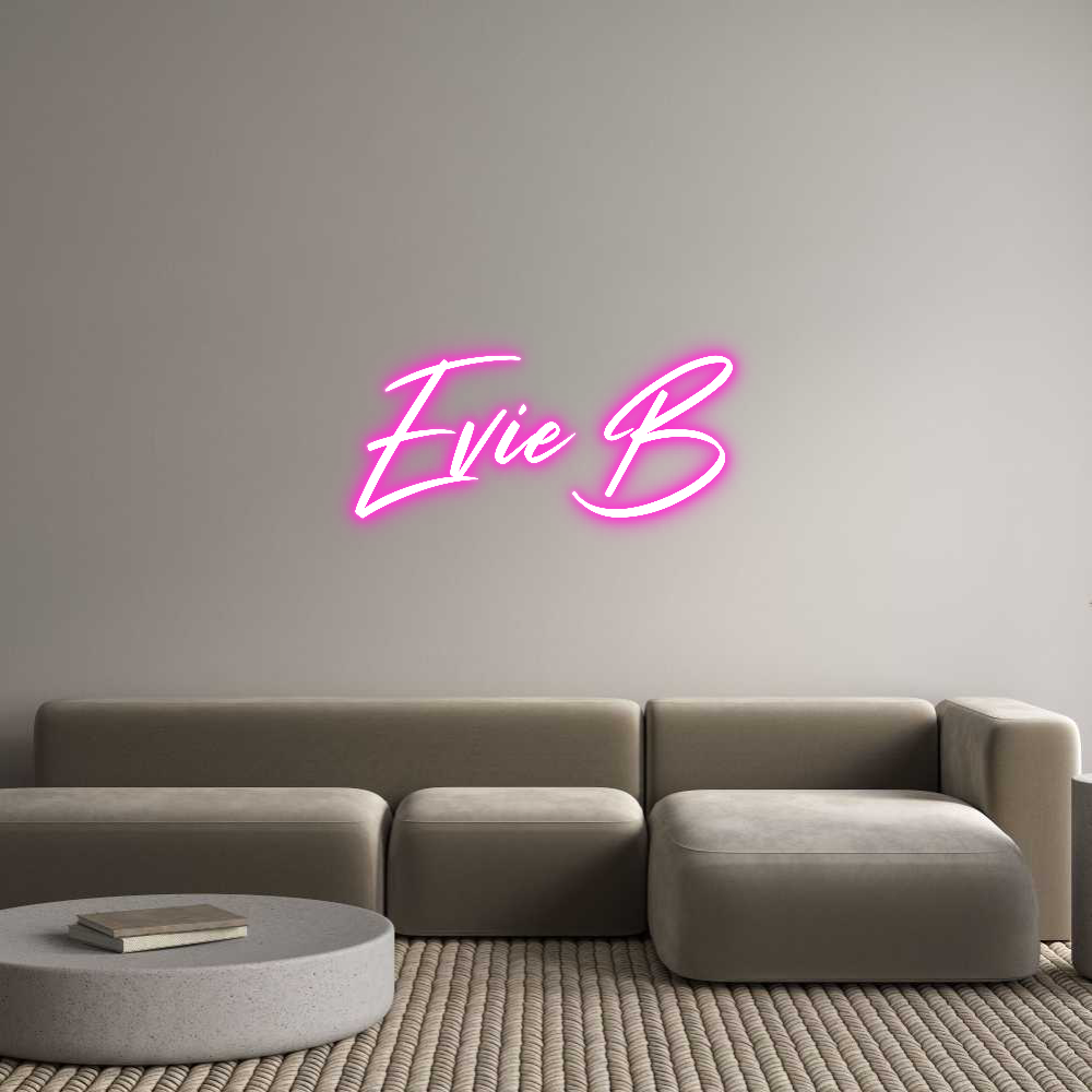 Custom Neon: Evie B