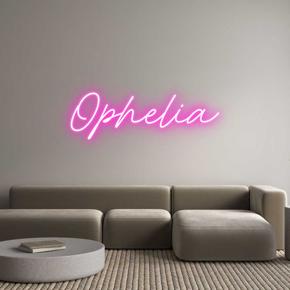 Custom Neon: Ophelia