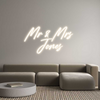 Custom Neon: Mr & Mrs 
Jo...