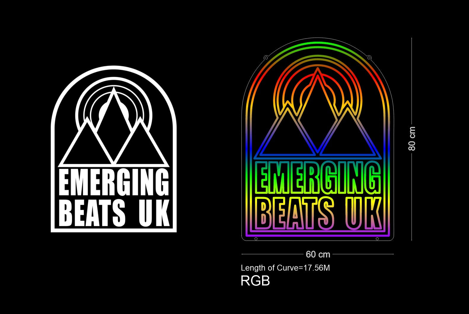 Custom Sign: EMERGING BEATS UK