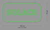 Custom Sign: SOLACE