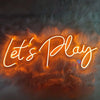 LET'S PLAY NEON SIGN