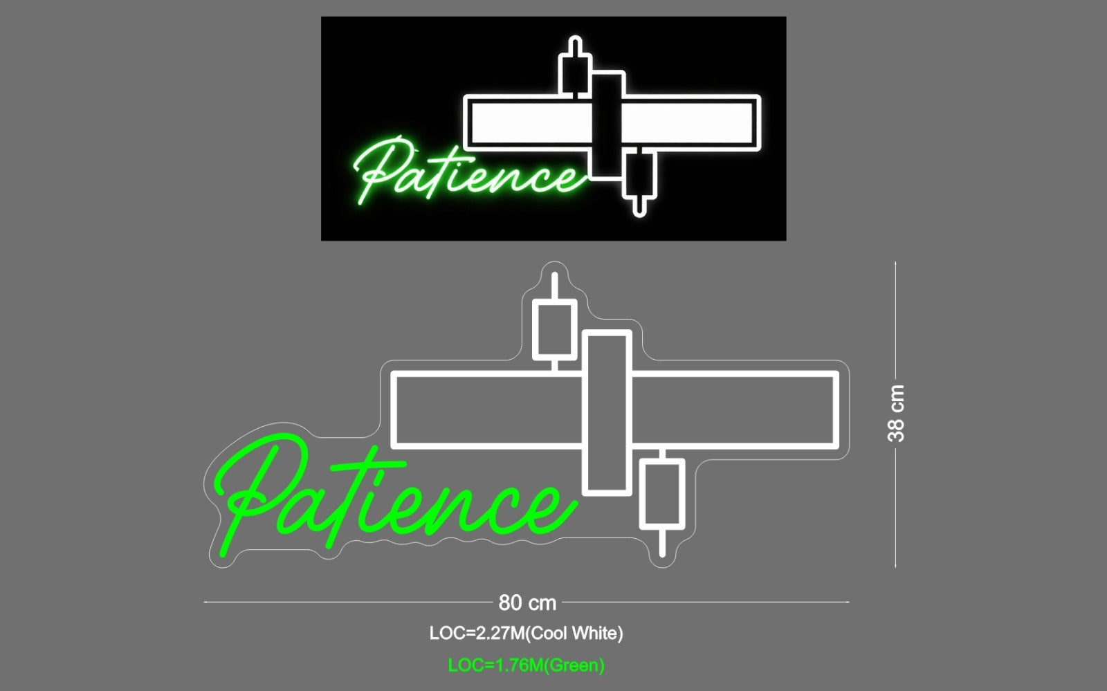 Custom Sign: Patience