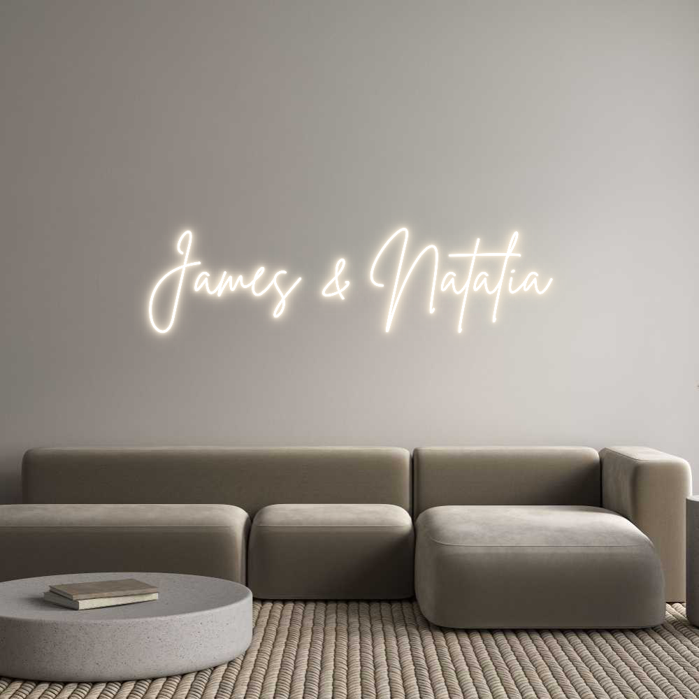 Custom Neon: James & Natalia