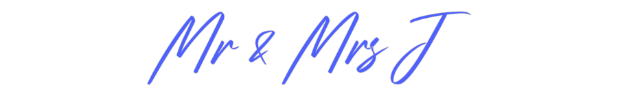 Custom Neon: Mr & Mrs J
