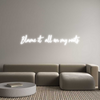 Custom Neon: Blame it all ...