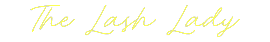 Custom Neon: The Lash Lady