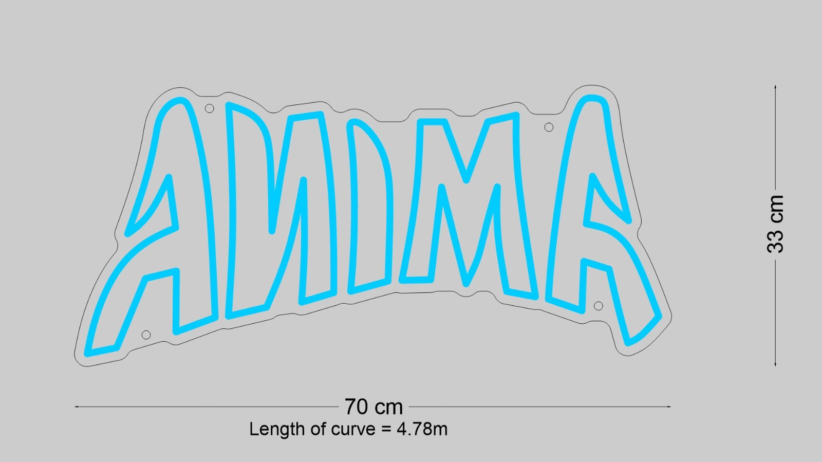 Custom Sign: ANIMA