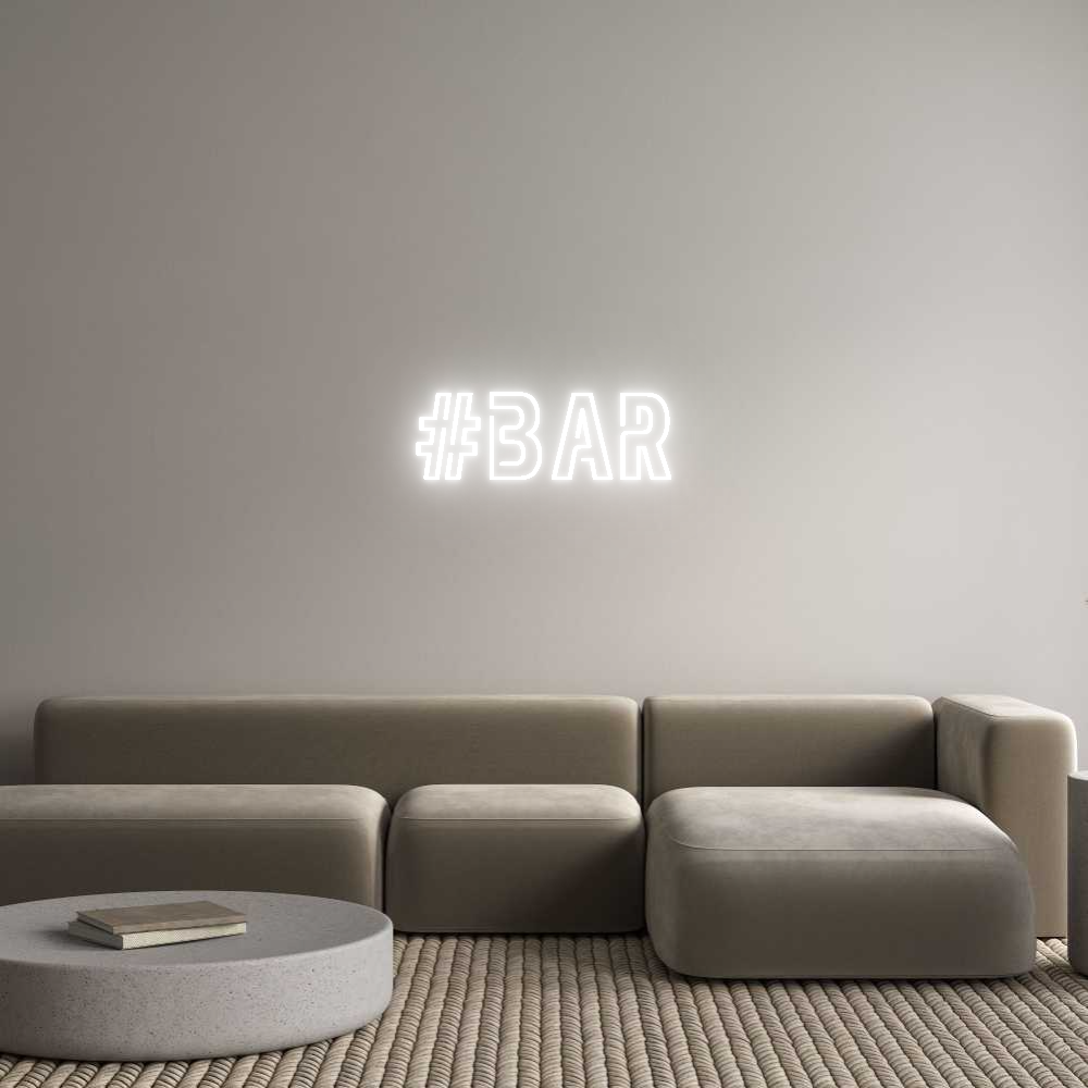 Custom Neon: #bar