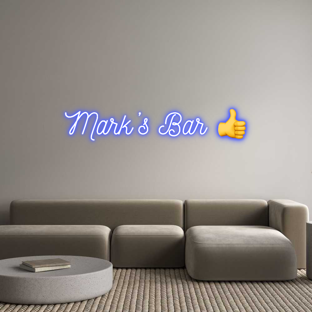 Custom Neon: Mark’s Bar 👍