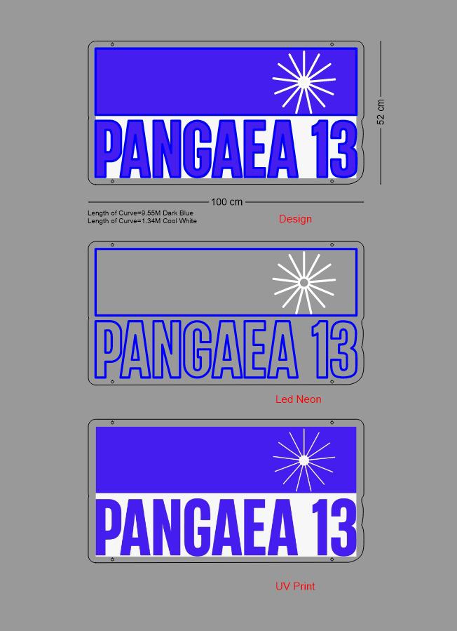 Custom Sign: PANGAEA 13