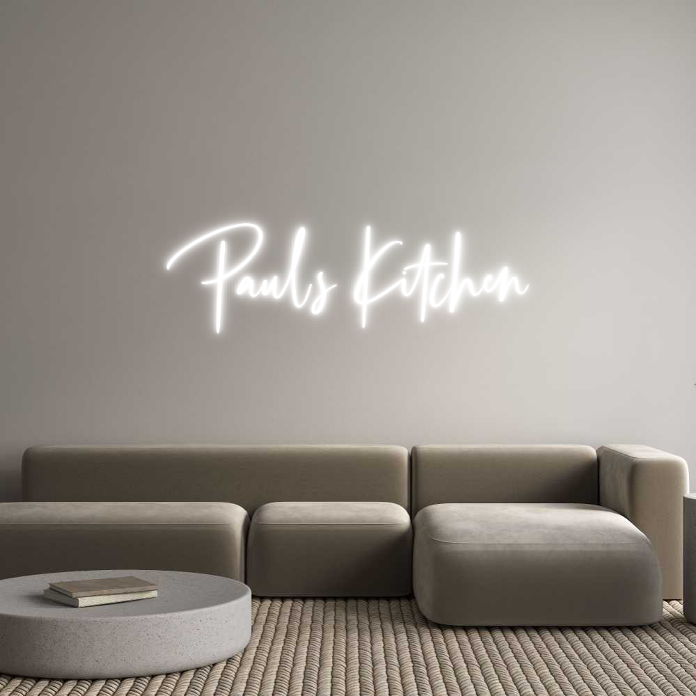 Custom Neon: Paul’s Kitchen
