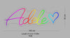 Custom Neon: Adele