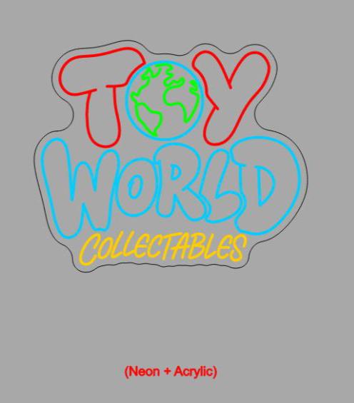 Custom Sign: TOY WORLD COLLECTABLES