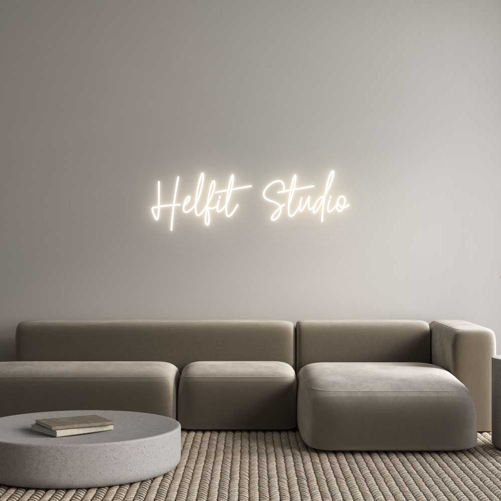 Custom Neon: Helfit Studio