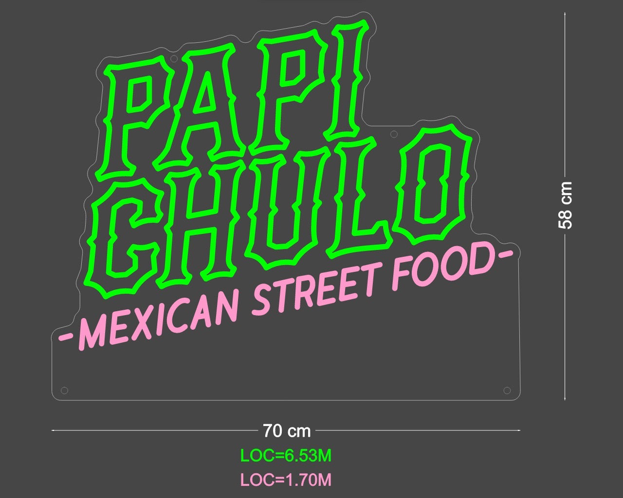 Custom Sign: PAPI CHULO