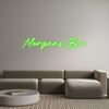 Custom Neon: Morgans Bar
