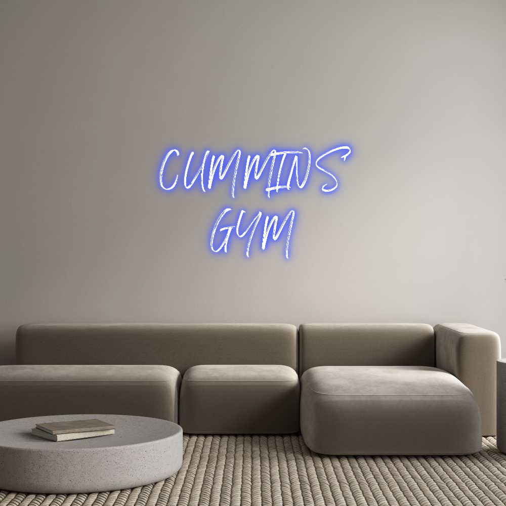 Custom Neon: CUMMINS’
GYM