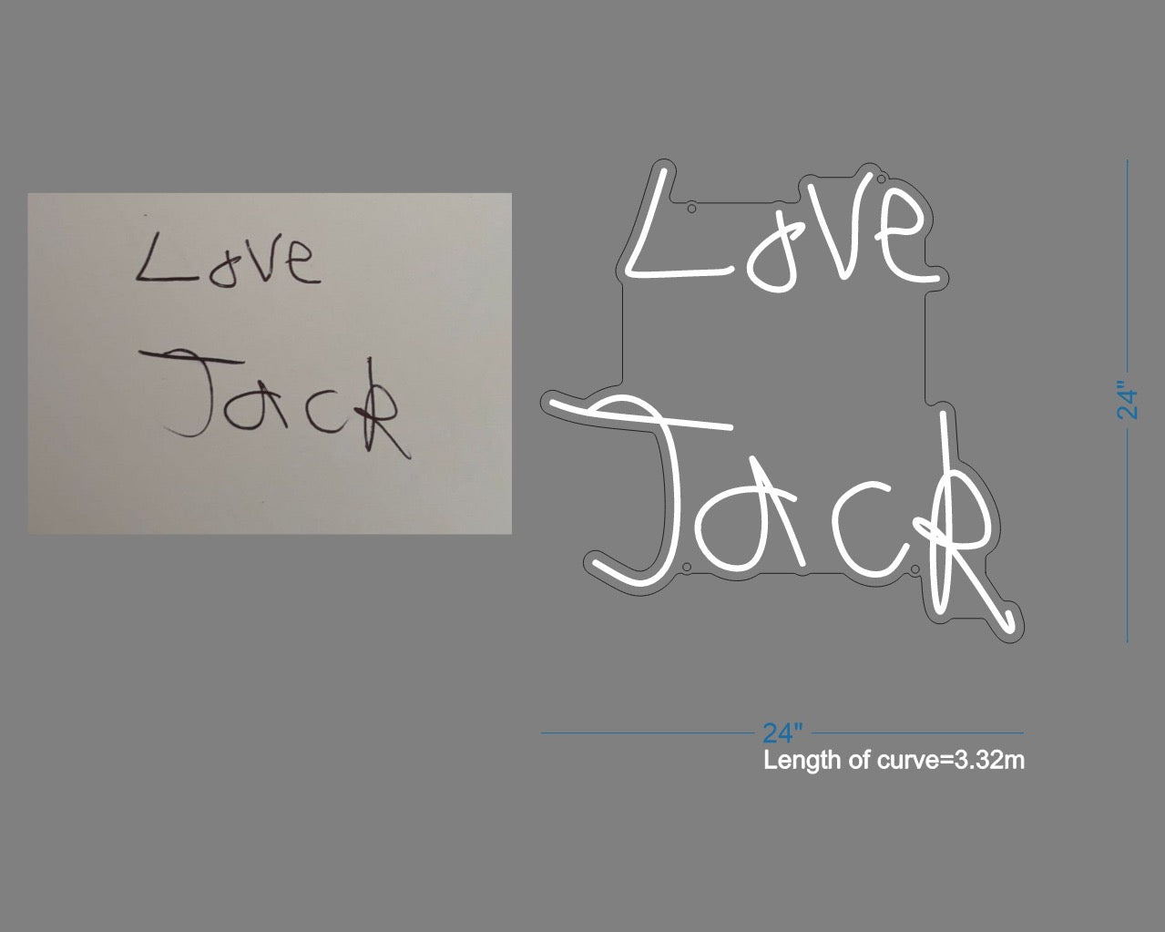 Custom Sign: Love Jack