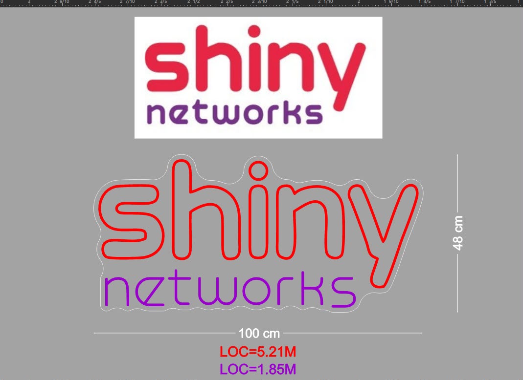 Custom Sign: shiny networks