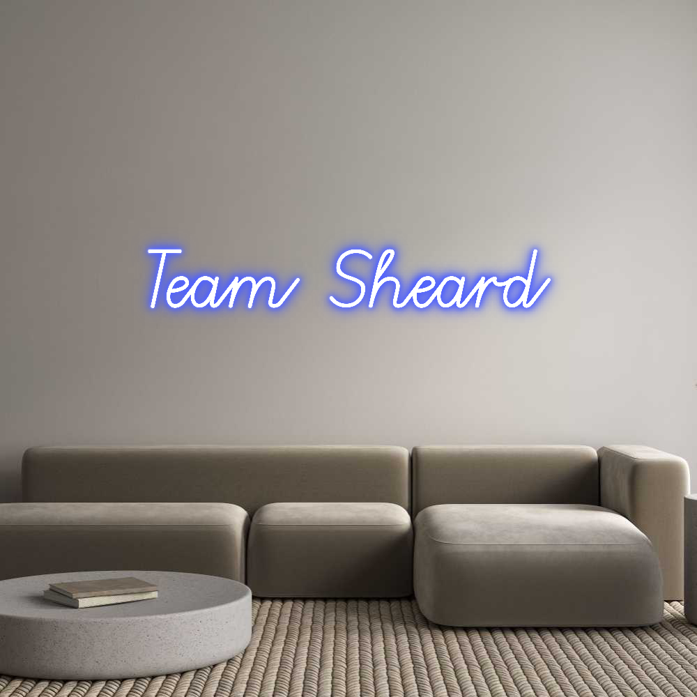 Custom Neon: Team Sheard