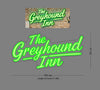 Custom Sign: The Greyhound Inn