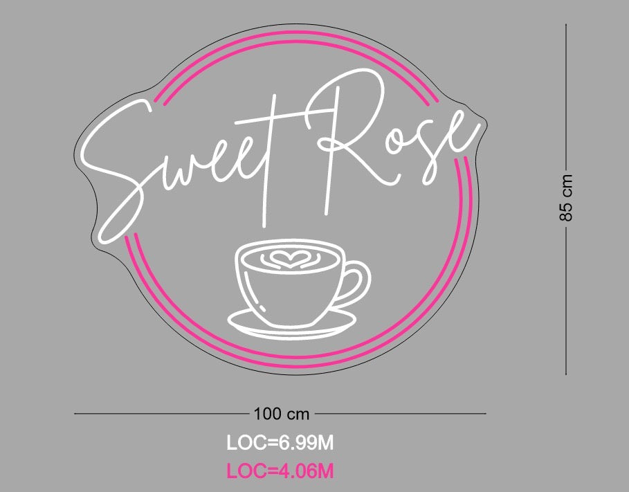 Custom Sign: Sweet Rose