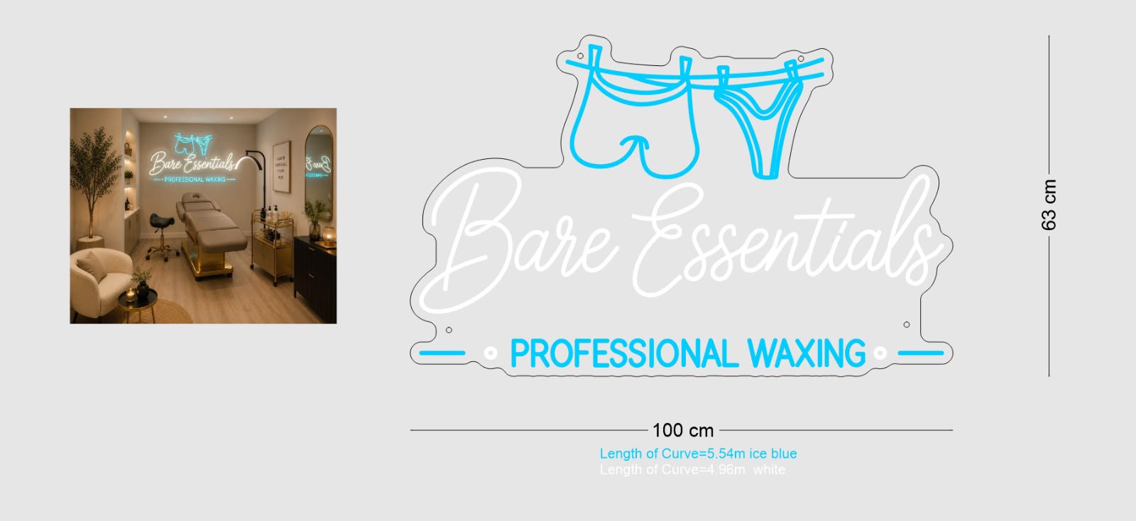 Custom Sign: Bare Essentials