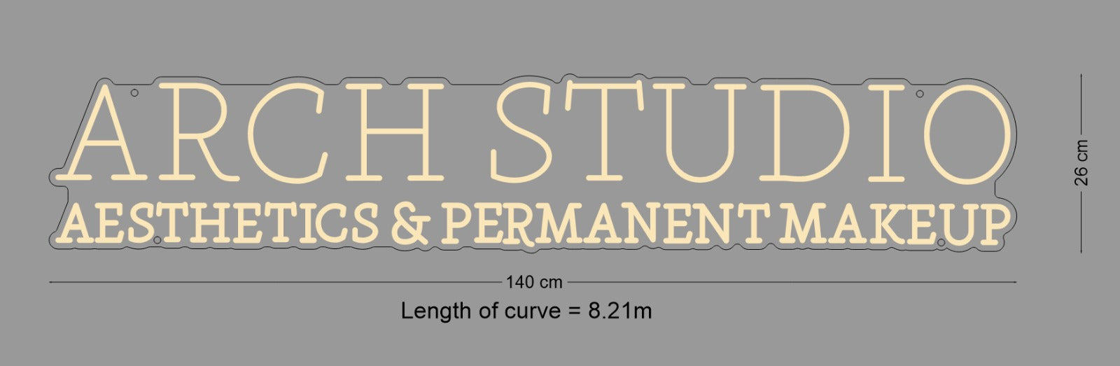 Custom Sign: ARCH STUDIO