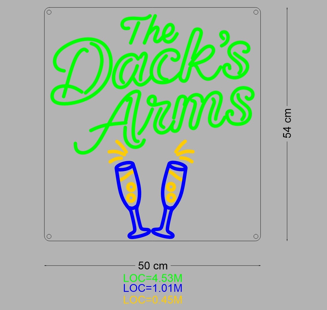 Custom Neon Sign For Alan