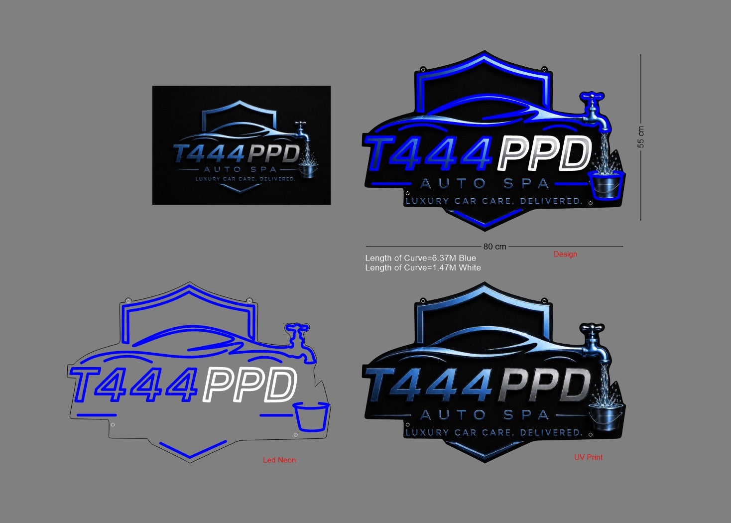Custom Sign: T444PPD