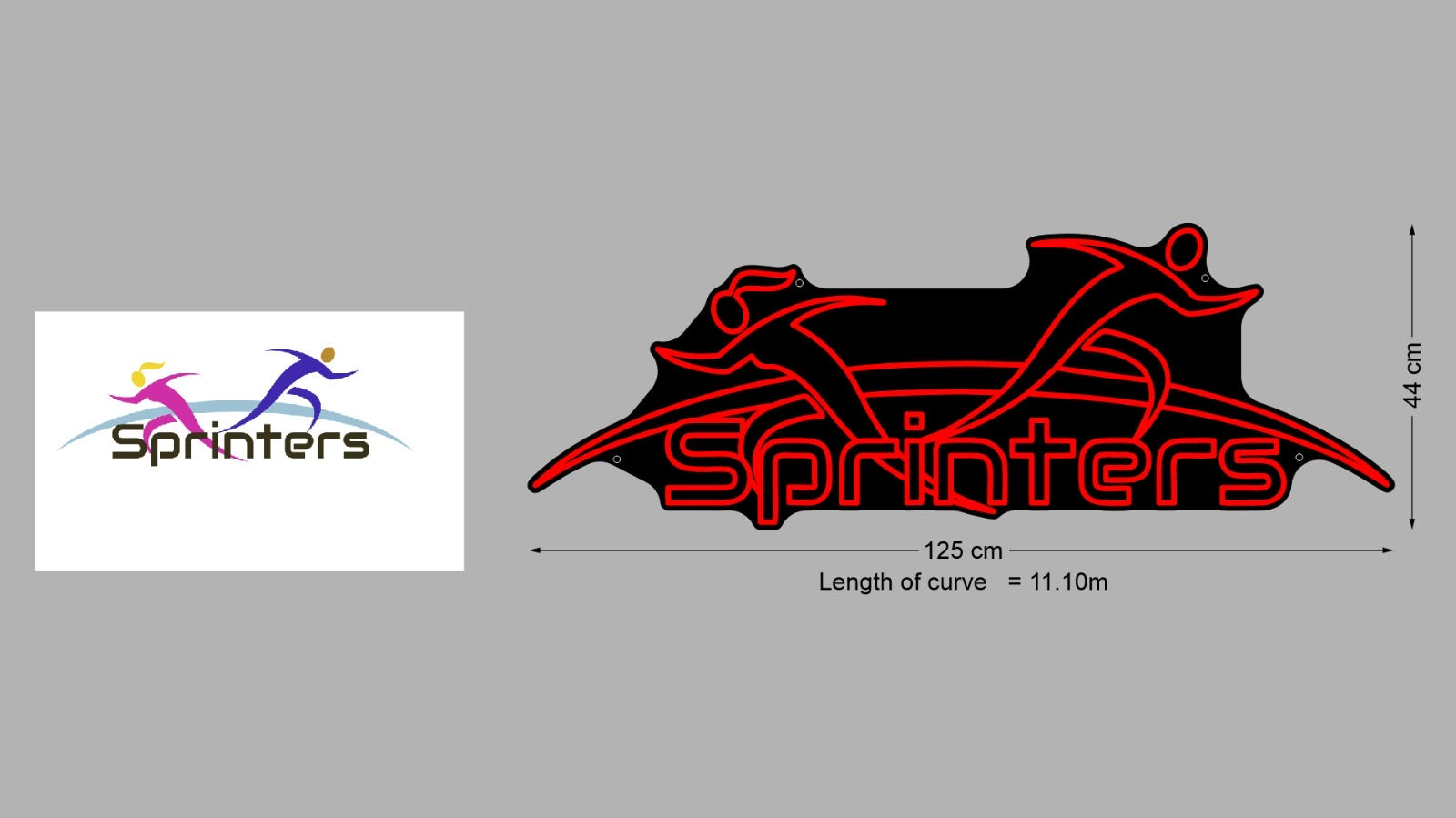 Custom Sign: Sprinters